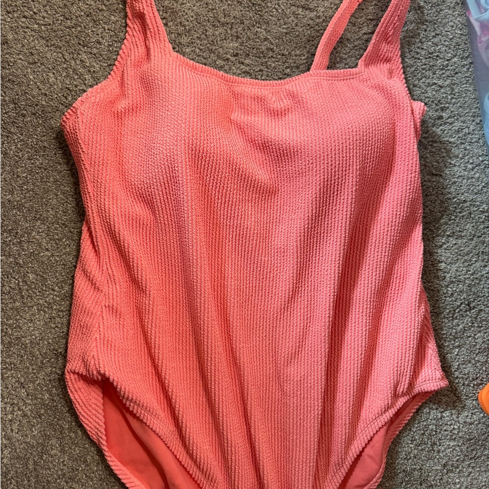 Kona Sol Vibrant Coral Swimwear